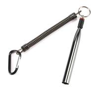 Zanthicia Aluminum Alloy Fishing Worm Bait Tool Freshwater Lure Binding Stick Reusable Offshore Beginners Rigging Sports Gifts, Black