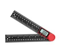 Zanthicia Angle Measuring Tool Digital Angle Ruler Easy to,Black,200mm