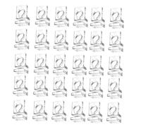 Zanthicia Aquarium Cover Clips Offer Robust Support Featuring Durable ABS Maintaining Tank Conditions And Facilitating Easy Access Fish Tank Glass Lid Clip Pipe Holder Clips Clear, Clear, for 5mm