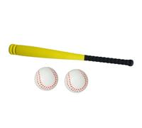 Zanthicia Baseballs For Kids Lightweight Portable Fun Creative Baseball Bats Balls Set Activity Children Indoor Outdoor Gift Creative Baseball Bats Balls Set For Kids Children, yellow, 64cm