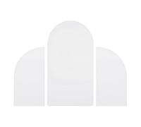 Zanthicia Beautiful Arch Backdrop Cover Set Of 3 Various Events Including Weddings Anniversaries Baby Showers Garden Decorations Wedding Arch Covers Birthday Baby Shower Ceremony , White