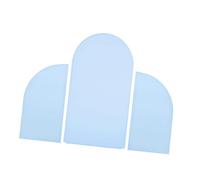 Zanthicia Beautiful Arch Backdrop Cover Set Of 3 Various Events Including Weddings Anniversaries Baby Showers Garden Decorations Wedding Arch Covers Birthday Baby Shower Ceremony , Light Blue