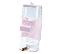 Zanthicia Bird Drinker Dispenser Waterer Automatic Water Supplies Container Simplifies Daily Pet Care Routine Bird Drinker Water Feeder Dispenser Feeding Tools, Pink, 8x10x16cm