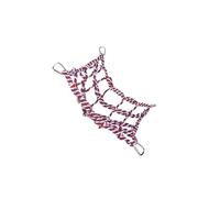 Zanthicia Bird Rope Net Cage Decor Accessories Provides Attachment Options Promoting Vibrant Environment For Bird Play Rope Net Cage Decor Accessories With 4 Hooks, red, 32x25cm