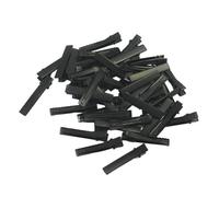 Zanthicia Black Iron Flat Top Hairclip Single Prong HairClip Designed For Arts And Crafts Projects While Managing Hair Single Prong Hair Pin DIY Hairbow