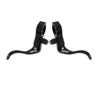 Zanthicia Black Triathlon Bar End Brake Lever High Hardness Aluminum Alloy Structure. Road Gear Bicycles Bicycle Accessories. Handlebar Brakes Accessory Black Aluminum Alloy, 22.2mm