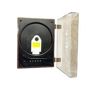 Zanthicia Bluetooth Cd Player Portable To Favorite Tunes Anywhere Light Luxury Retro Features Built-in 2000MA Lithium Battery, Walnut color