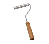 Zanthicia Bubble Roller Fiberglass Roller Tool Effective Air Bubble Removal Easy to Hold User Friendly Fiberglass Tool is Made of Aluminum Resin Laminating, Wood, 25x125mm