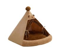 Zanthicia Calming Cat Nest Bed Enclosed Cozy Offers Warm Comfort For Cats As Year Round Sleeping Solution Sponge And Cloth Materials Soft Plush Cat Pet Bed Enclosed For Cats Calming