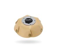 Zanthicia Camping Lampshade Leather Outdoor Portable Lamp Shade Pendant Decoration Removable Reusable Hanging Light Cover, Khaki