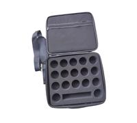 Zanthicia Capacity Billiards Pool Ball Case Storage Box With 17 Foam Filled Spaces For Each Ball And Internal Zippered Pocket For Accessories Billiards Pool Case Carrying