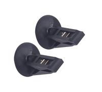 Zanthicia Car Suction Clip PVC Construction Strong Suction Power Maintains Item Placement Round Car Ticket Holder Decoration Fixing Tools Shops Auto Towel Ticket Fastener Bathroom Office