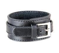 Zanthicia Charm Cuff Wristband Leather Bangle Stylish Comfortable Everyday Accessory Gift For Beloved Ones Father's Day Punk Biker Bracelet Bangle Cow Leather Cuff Bracelet