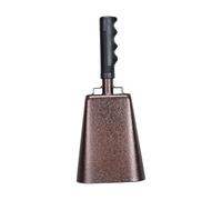 Zanthicia Cheering Bell Cowbell With Handle Super Loud Hand Percussion Cheering Instrument For Events Parties And Public Markets Cow Bell Cowbell With Handle Hand Percussion