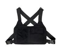 Zanthicia Chest Rig Bag Versatile Companion for Gym Workouts Travel Hiking Cycling Skateboarding Activities Running Chest Rig Vest Bag Pack Front Pack Hip Hop