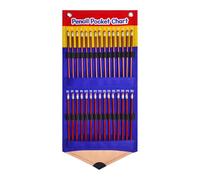 Zanthicia Classroom Colored Pencil Hanging Wall Mounted Back School Neutral Pencil can Hold up to School Season, in The Classroom