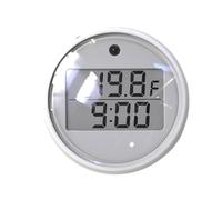 Zanthicia Cold Plunge Thermometer With Alarm Safe Temperature For Ice Bath Digital Display Has Large Water Temperature Thermometer, black