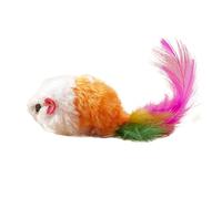 Zanthicia Colorful Little Mouse Cat Toy With Bell To Attract Attention Plush Makes More Reassuring For Cats To Play Cat Toys Shake, type+1