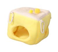 Zanthicia Comfortable Hamster Warm Nest Guinea Pig Cave Bed Offers Cozy Retreat Ensuring Pets Enjoy Safe Happy Environment Year Round Lovely Hamster Bed Small Animals Bedding House