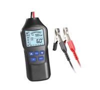 Zanthicia Compact 12V/24V Digital Battery Capacity Tester For Cranking System Analysis Battery Capacity Tester 100-2000 CCA Load 12V/24V Digital Auto Boat Trucks