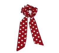 Zanthicia Convenient And Comfortable Hair Bands For Women - Never Worry About Messy Hair Again Widely Small Fresh Long Band, 142B round dot red