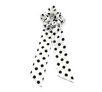 Zanthicia Convenient And Comfortable Hair Bands For Women - Never Worry About Messy Hair Again Widely Small Fresh Long Band, 142A round dot white