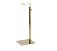 Zanthicia Convenient Handbag Display Rack Versatile Shoulder Bags Purse Stand for Countertop Metal Hook, Gold Mirror