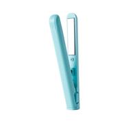 Zanthicia Cordless Hair Straightener Curler Professional Results Compact and Portable Gentle On Hair ABS Cordless Curling Iron, Blue
