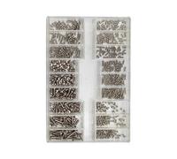 Zanthicia Craft Mini Screw Nuts Set With 500pcs Stainless Steel Screws Suitable For All Types Of Electronics Repairs 18 Types Mini Screw Diy Kit Repairing Glass Phone, Style A