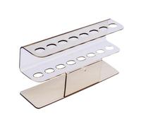 Zanthicia Crafted Eyelash Tweezers Storage Rack 8 Holes Compact Display Stand Clear Makeup Organizer In Beauty Salons Multifunctional Compact Eyelash Tweezers Holder