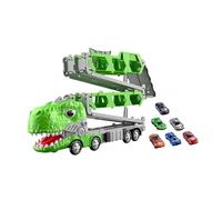 Zanthicia Creative Dinosaur Folding Ejection Race Track Dinosaur Toy Built To Inspire Curiosity While Helping Develop Essential Skills Race Track Transporter Set Kids Car Toy