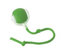 Zanthicia Dog Ball Play Whenever Want 5-minute Automatic Standby Silica Gel Interactive Dog Ball Interactive Toys Cat Toy, green
