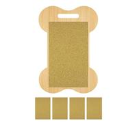 Zanthicia Dog Scratch Board Wooden Nail File Premium Claw Grinding Scratch Pad Comprehensive Supply For All Dog Grooming Needs Scratching Board Furniture Protector Supply