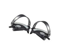 Zanthicia Durable Exercise Bike Pedals with Adjustable Straps for Workouts, Long 12.7mm spindle