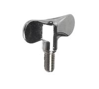 Zanthicia Durable Metal Drum Cymbal Stand Wing Nuts Adjustable Screw Nut Easy To Replacement Adjustable Butterfly Knob Stability Drum Cymbal Stand Wing Screw Nut M6 Nuts