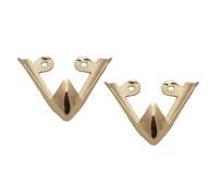 Zanthicia Durable Metal Shoes Pointed Protector With Elegant High Heels Tip Cover And Premium Toe Cap Pointed Protector For Fashion Lovers High Heels Toe Cap Elegant Tip Cover, Gold, 3.5x3x1.5cm