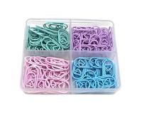 Zanthicia Dynamic Paper Clips Set Small Colored Paperclips Office Home Secure Documents While Adding Fun with Heart Shapes and Colors Heart Decorative DIY Card Making Scrapbook Crafts