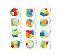 Zanthicia Educational Brain Teaser Toy Development Puzzle Fun Engaging Activity Gift For Students And Adults Educational Lock Keychain Toy Jigsaw Toys Kids Development Game