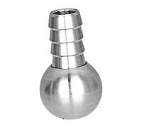 Zanthicia Efficient Rotary Spray Ball Cleaning Nozzle With 360° Pattern Unique Self Cleaning Mechanism Ensures Longevity Stainless Steel Rotary Spray Ball Nozzle