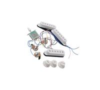 Zanthicia Electric Guitar Pickup With Enhanced Functionality And Performance Boosts Sound For Powerful Music Experience Electric Guitar Replacement Single Coil Pickups, White, 120x120x50mm