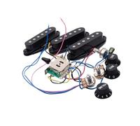 Zanthicia Electric Guitar Pickup With Enhanced Functionality And Performance Boosts Sound For Powerful Music Experience Electric Guitar Replacement Single Coil Pickups, Black, 120x120x50mm