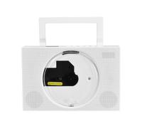 Zanthicia Enjoy CD Playback And FM Radio Of Portable CD Player Easy To Controls ABS Players For Home Player Portable Durable, white