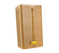 Zanthicia Essential Tissue Case Holder Tissue Box Holder Stylish for Creative Bathroom and Kitchen Organizing Solutions Dispenser Box Storage Kitchen, Yellow, 21.5x12.5x10.2cm