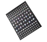 Zanthicia Eye Face Rhinestone Stickers Geometric Bling Beads Temporary Makeup Jewelry DIY Manicure Kids Costume Accessory, Type 1