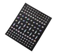 Zanthicia Eye Face Rhinestone Stickers Geometric Bling Beads Temporary Makeup Jewelry DIY Manicure Kids Costume Accessory, Type 5