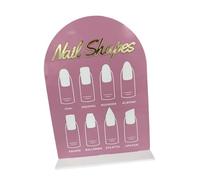 Zanthicia False Nail Tip Showing Holder Nail Art Accessory Displays Fake Nails While Being Lightweight And Portable Art Display Stand Display Rack Supplies, Style B