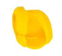 Zanthicia Fishing Rod Wheel Cover Universal Protecting Cases Protective Component Solid Color Reel Case Tackle Accessory, Yellow, Right side