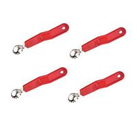 Zanthicia Fruit and Vegetable Corer Stainless Steel Tomato Strawberry Cutter Long Service Life Practical Kitchen Tool PP, red