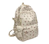 Zanthicia Girls Cherry Pattern Backpack Stylish Rucksack Women And Girls Everyday Cherry Backpack For Start Of School Season, type+4