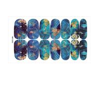 Zanthicia Girls Nail Art Decals Nice-looking Full Wrap Patch Waterproof Lightweight Application Multi-type Manicure Tool Kit, Type6